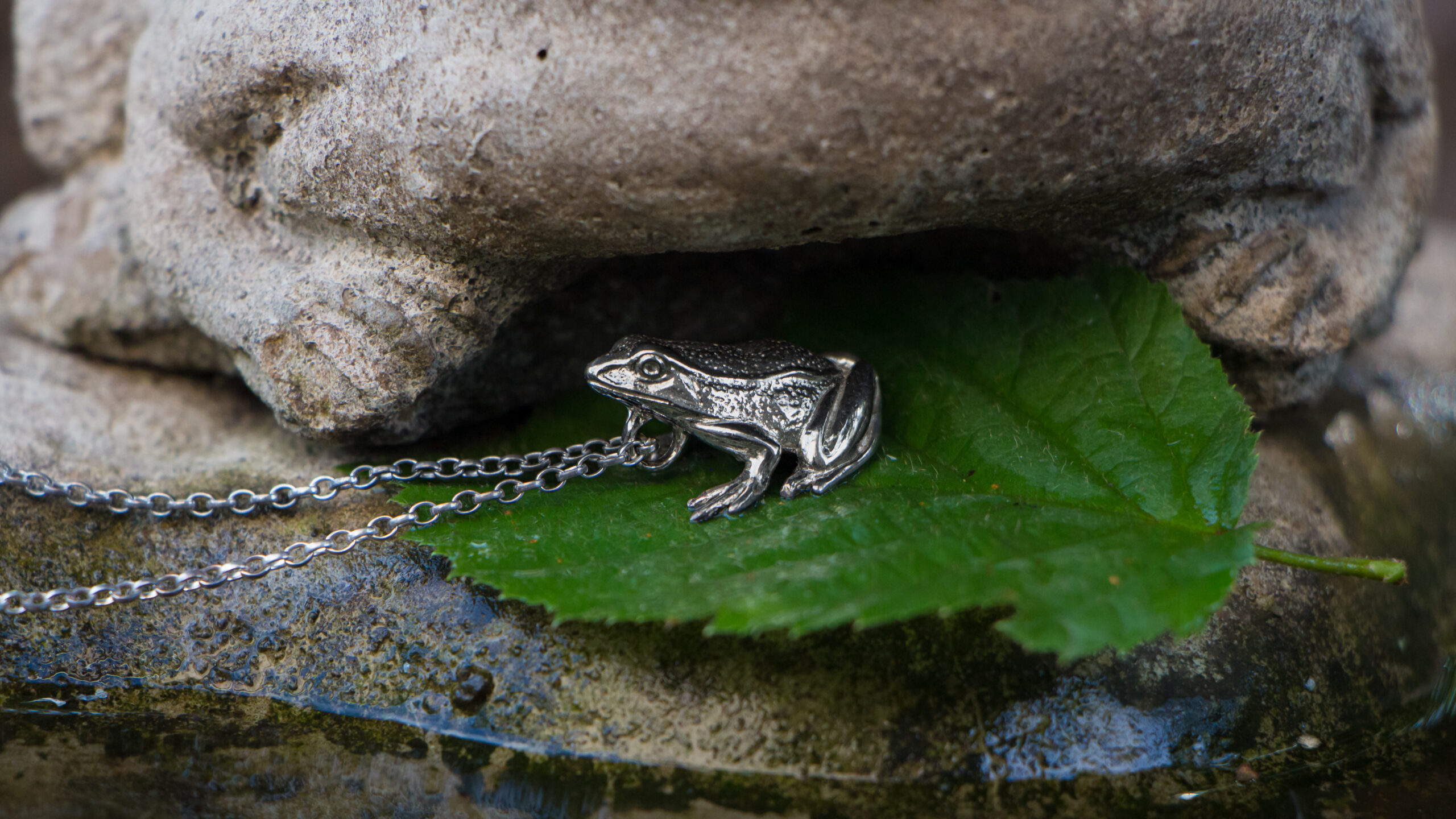 Woodland Frog Pendant