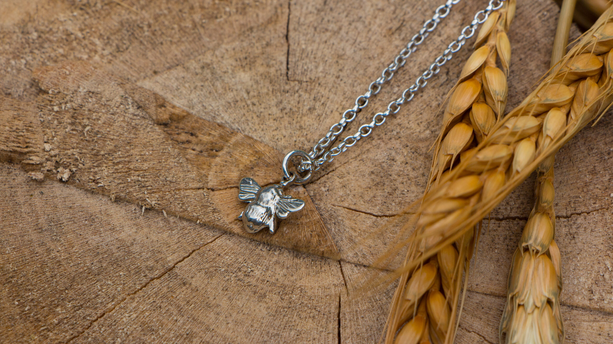 Miniature Bumblebee Pendant - Image 2