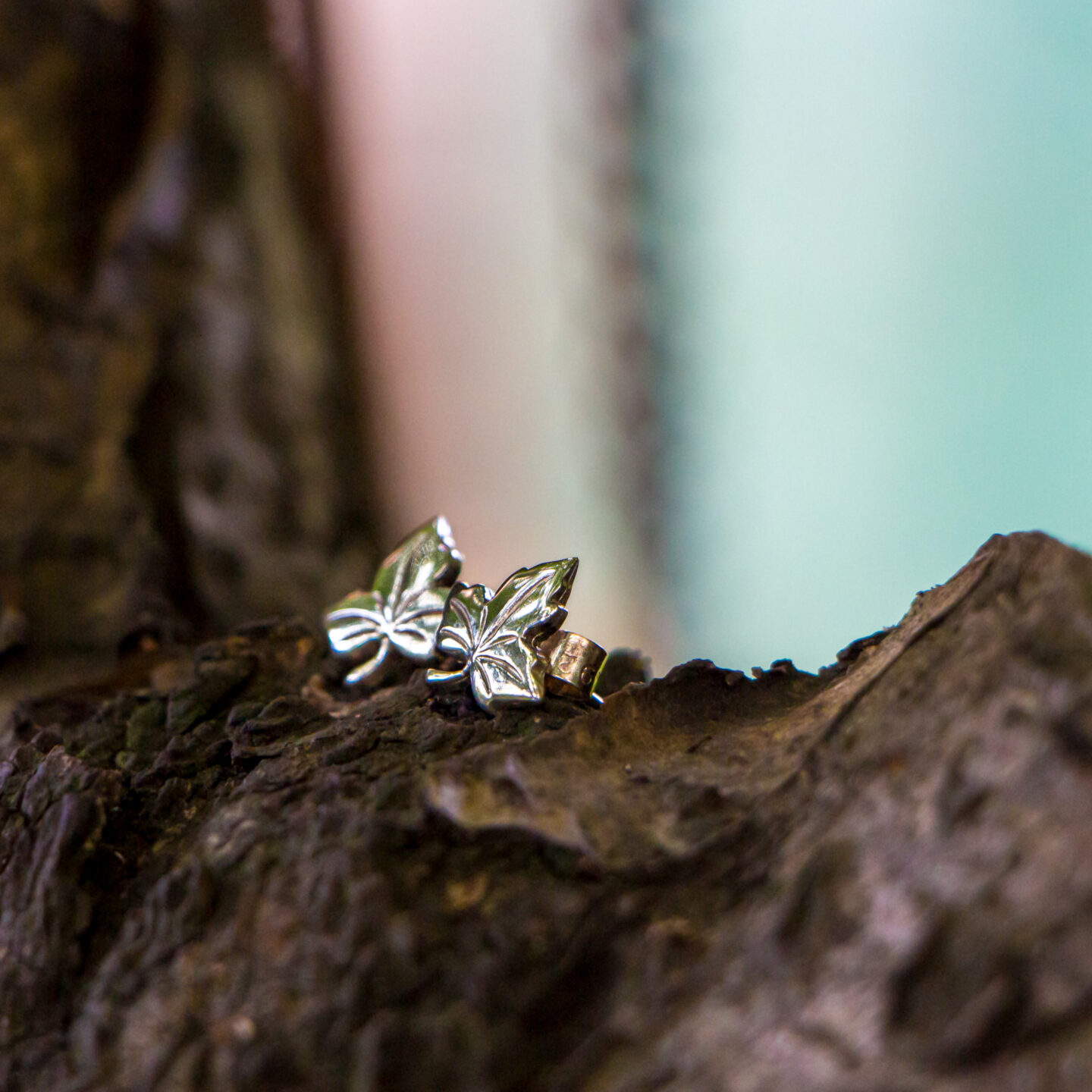 Maple Leaf Stud Earrings