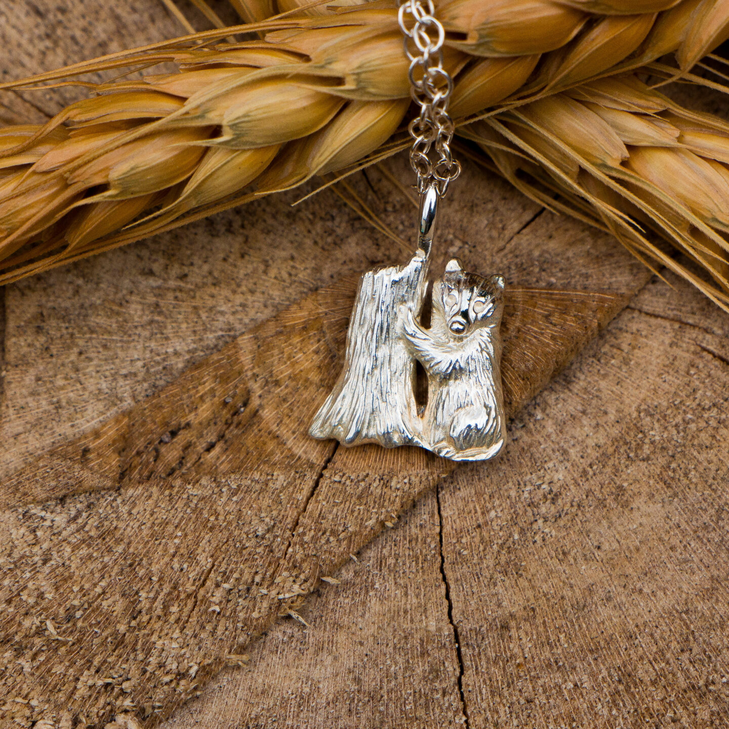 Miniature Badger Pendant