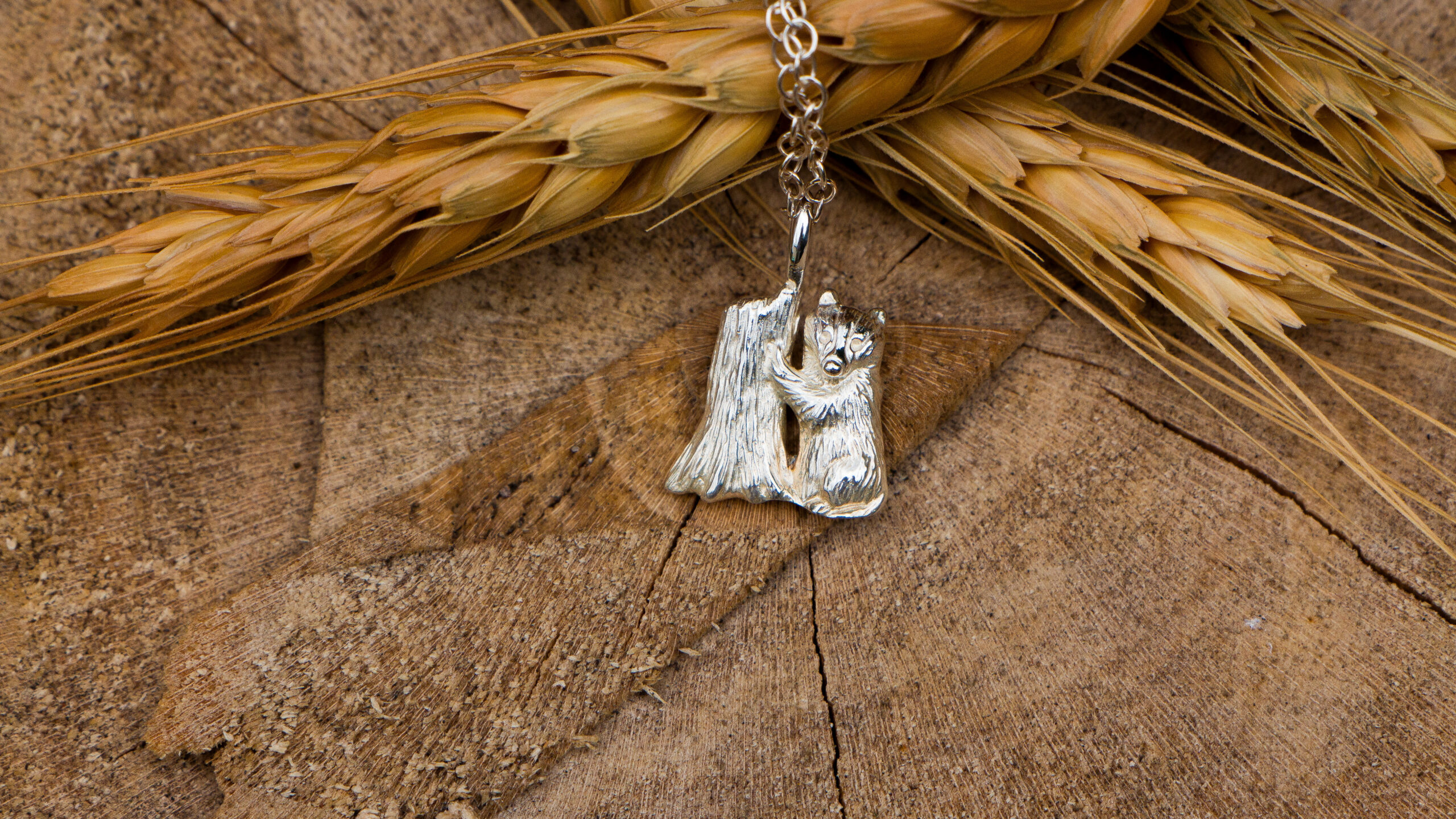 Miniature Badger Pendant - Image 2