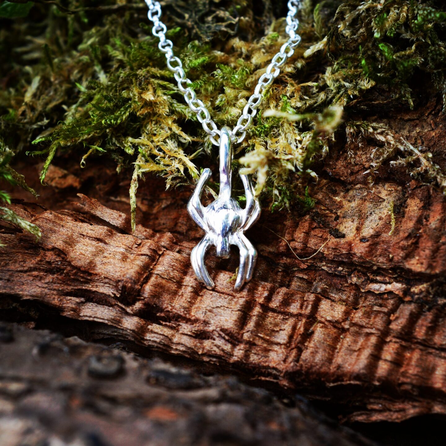 Garden Spider Pendant (male)