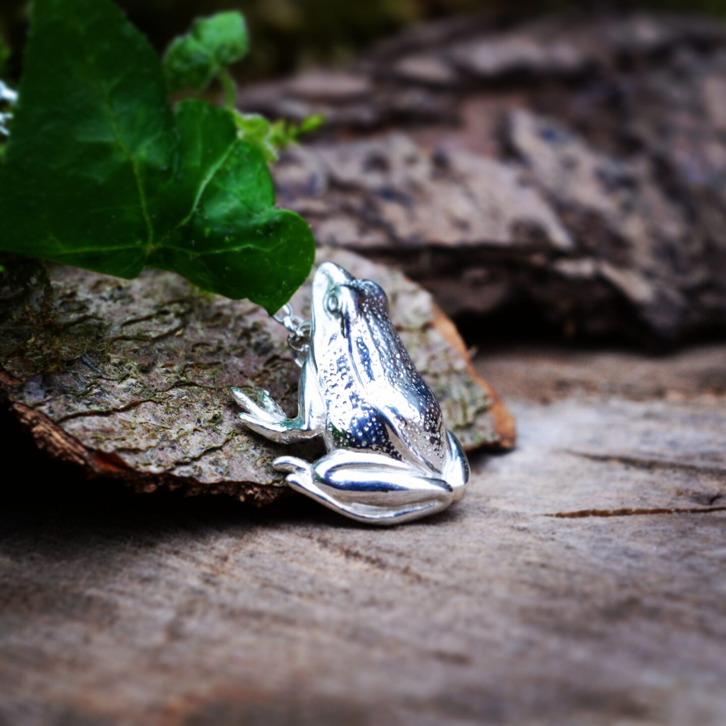 Woodland Frog Pendant