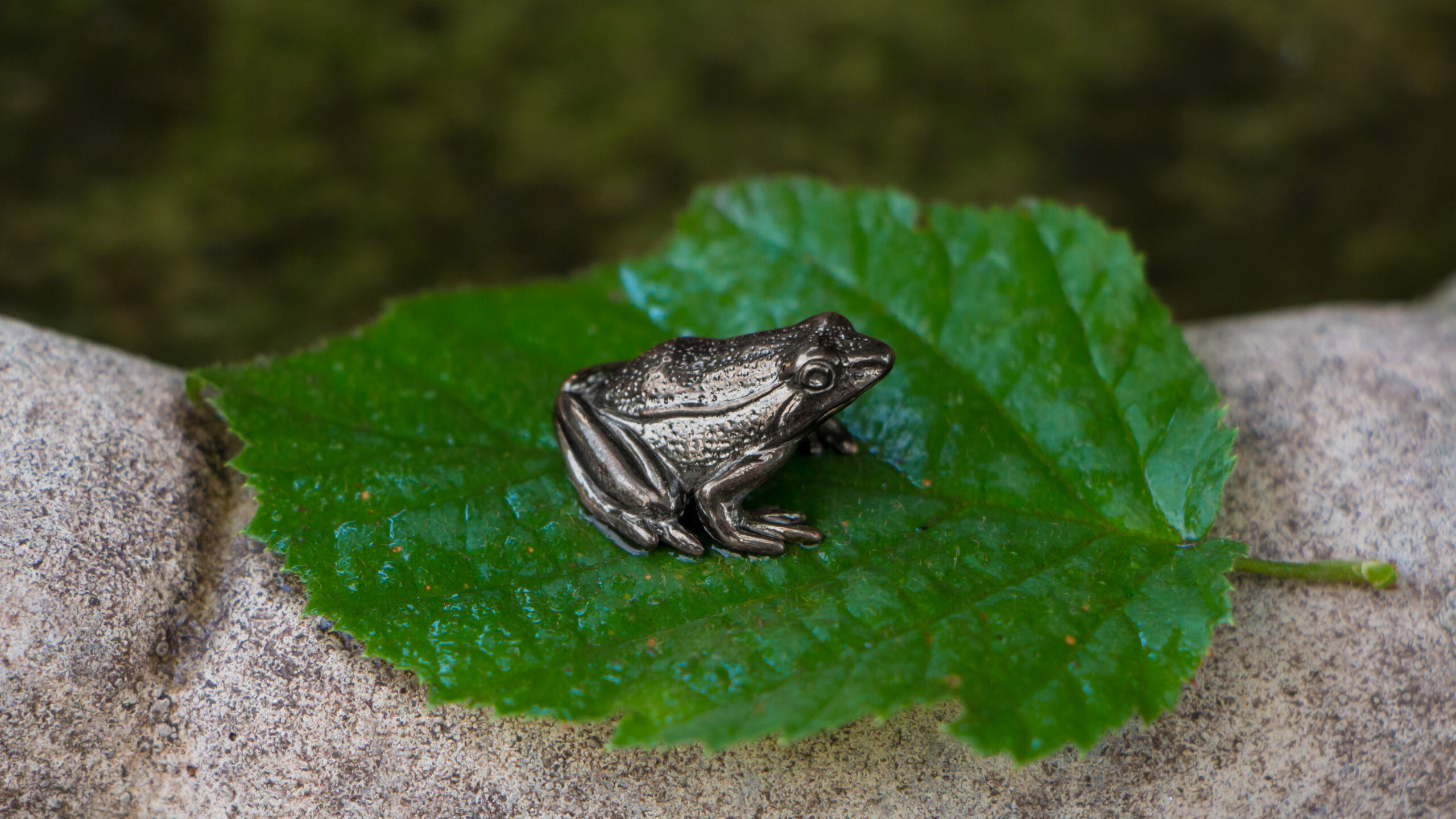 Woodland Frog Statuette - Image 2