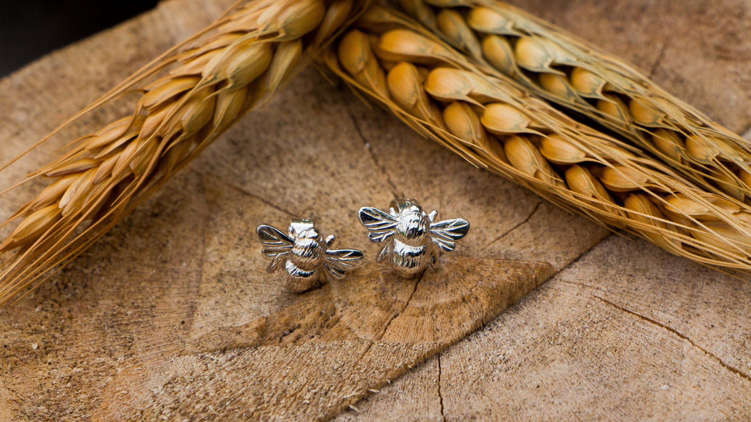 Bumblebee Stud Earrings - Image 3